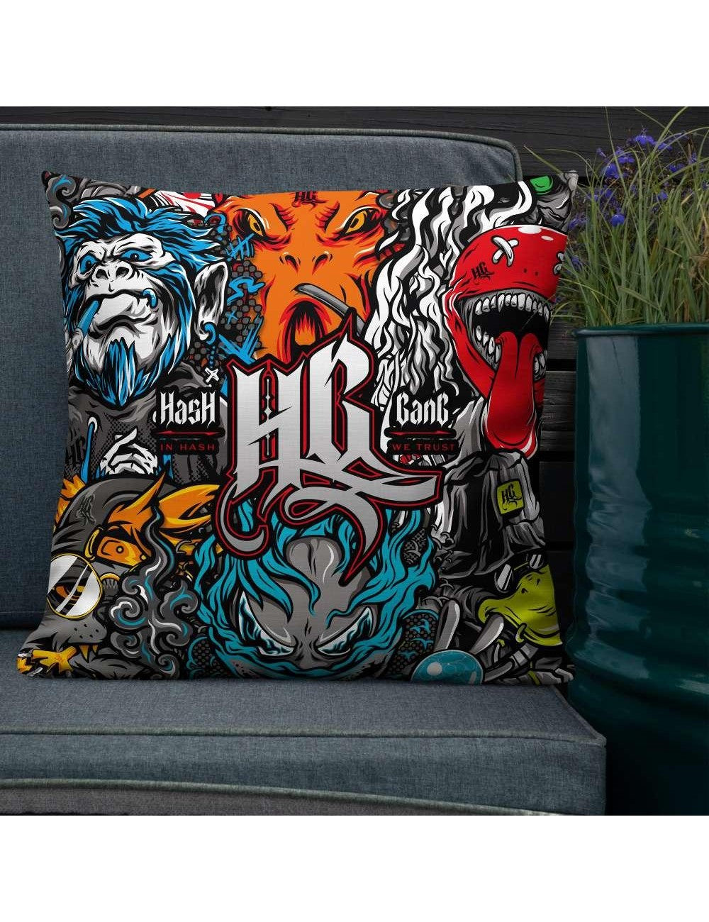 Coussin Haut de Gamme - Hash Gang