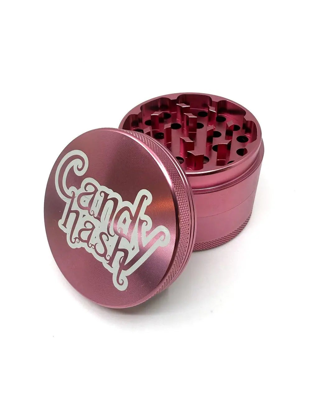 Grinder Aluminium Candy Hash 63mm Rose – 4 Parties